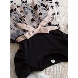 LULU & SKY Floral Print Fit & Flare Dress image 3