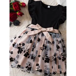 LULU & SKY Floral Print Fit & Flare Dress image 1