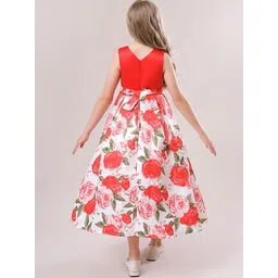 LULU & SKY Floral Print Fit & Flare Maxi Dress image 4