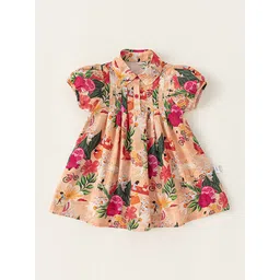 LULU & SKY Floral Print Puff Sleeve Fit & Flare Dress-picture-21