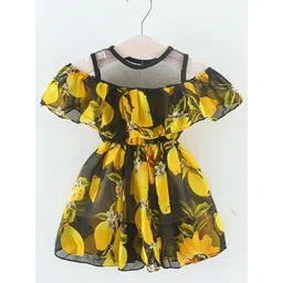 LULU & SKY Floral Print Puff Sleeve Fit & Flare Dress-picture-18