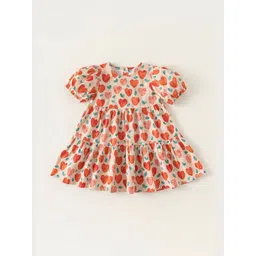 LULU & SKY Floral Print Puff Sleeve Fit & Flare Dress-picture-14
