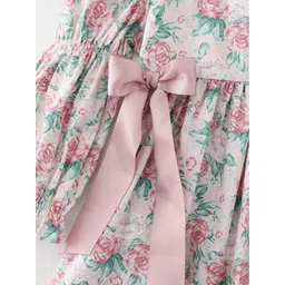 LULU & SKY Floral Print Puff Sleeve Fit & Flare Dress image 5