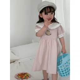 LULU & SKY Floral Print Puff Sleeve Fit & Flare Midi Dress-picture-33