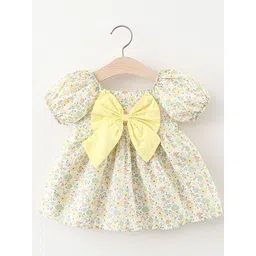 LULU & SKY Floral Print Puff Sleeves Fit & Flare Dress-picture-38