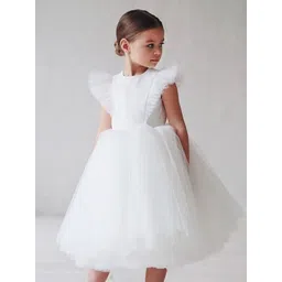 LULU & SKY Flutter Sleeve Fit & Flare Dress-picture-31