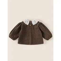 LULU & SKY Geometric Print Puff Sleeve Top-picture-31