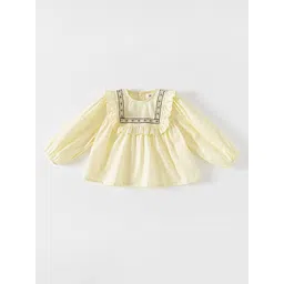 LULU & SKY Geometric Puff Sleeve Top-picture-35