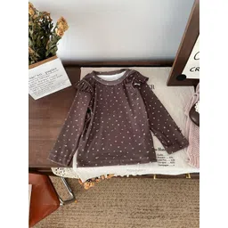 LULU & SKY Girls Abstract Printed Ruffles Top-picture-28