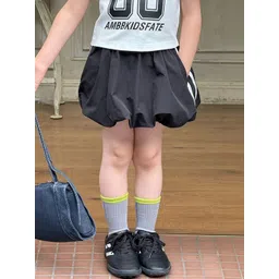 LULU & SKY Girls Colourblocked High-Rise Technology Shorts-picture-57