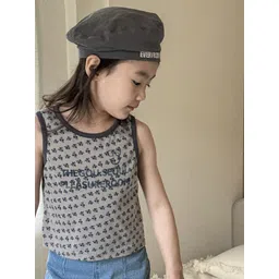 LULU & SKY Girls Conversational Print Tank Top-picture-30