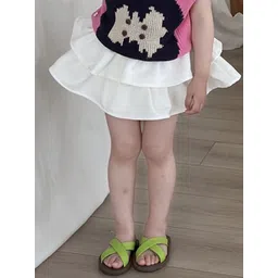 LULU & SKY Girls Floral Printed Loose Fit High-Rise Shorts-picture-18