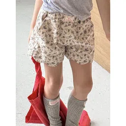 LULU & SKY Girls Floral Printed Loose Fit Shorts-picture-20