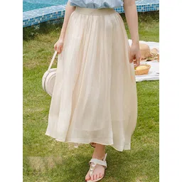 LULU & SKY Girls High-Low A-Line Flared Skirt-picture-27