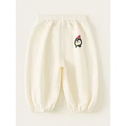 LULU & SKY Girls High-Rise Tapered Fit Trousers With Printed Details-picture-57