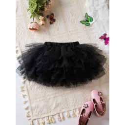 LULU & SKY Girls High Rise Tiered Mini Skirt-picture-23