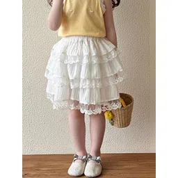 LULU & SKY Girls Lace-Trim Layered Skirt-picture-39