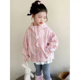 LULU & SKY Girls Lightweight Quilted Jacket with Embroidered-picture-12