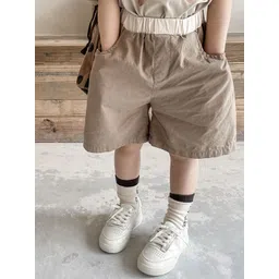 LULU & SKY Girls Loose Fit High-Rise Chino Shorts-picture-54