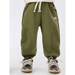 LULU & SKY Girls Loose Fit High-Rise Joggers Trousers-picture-55