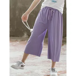 LULU & SKY Girls Low-Rise Culottes Trousers-picture-45