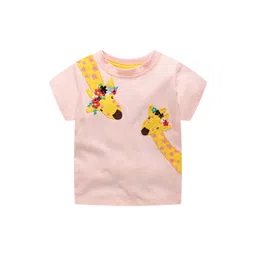 LULU & SKY Girls Printed Applique T-shirt-picture-11
