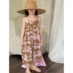 LULU & SKY Girls Printed Basic Jumpsuit-picture-58