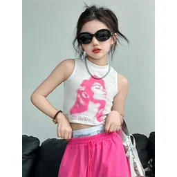 LULU & SKY Girls Printed Cotton Crop Top-picture-18