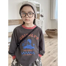 LULU & SKY Girls Printed Extended Sleeves Applique T-shirt-picture-31