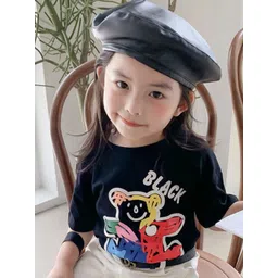 LULU & SKY Girls Printed Extended Sleeves Pockets T-shirt-picture-18