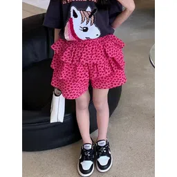 LULU & SKY Girls Printed High-Rise Shorts-picture-36