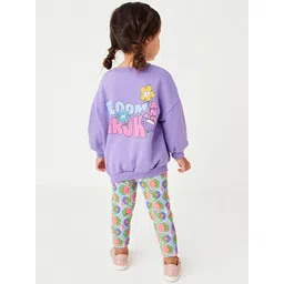 LULU & SKY Girls Printed Mid-Rise Ankle-Length Leggings-picture-19