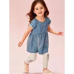 LULU & SKY Girls Printed Mid-Rise Ankle-Length Leggings-picture-21