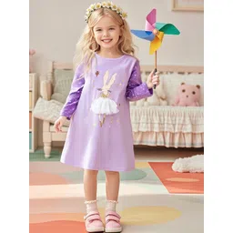 LULU & SKY Girls Printed Nightdress-picture-25