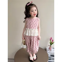 LULU & SKY Girls Printed Top With Joggers-picture-42