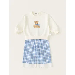 LULU & SKY Girls Printed Top with Palazzos-picture-30