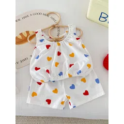 LULU & SKY Girls Printed Top with Shorts-picture-52