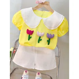 LULU & SKY Girls Printed Top with Shorts-picture-49