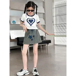 LULU & SKY Girls Printed Top with Skirt-picture-20