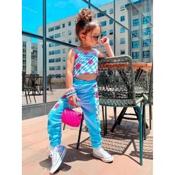 LULU & SKY Girls Printed Top with Trousers-picture-44