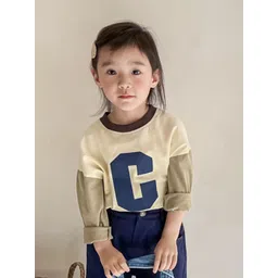 LULU & SKY Girls Printed V-Neck Applique T-shirt-picture-33