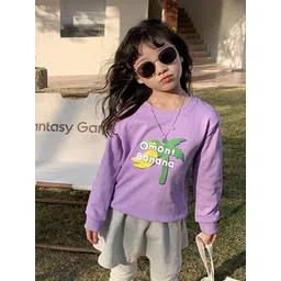 LULU & SKY Girls Printed V-Neck Applique T-shirt-picture-57