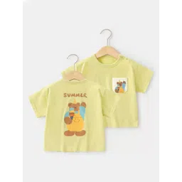 LULU & SKY Girls Pure Cotton Pockets Boxy T-shirt-picture-31