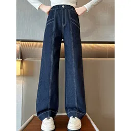 LULU & SKY Girls Straight Fit High-Rise Jeans-picture-18