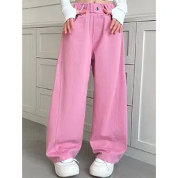 LULU & SKY Girls Straight Fit Mid-Rise Jeans-picture-31