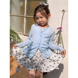 LULU & SKY Girls Striped Cardigan-picture-52