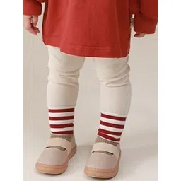 LULU & SKY Girls Striped High-Rise Ankle-Length Leggings-picture-47