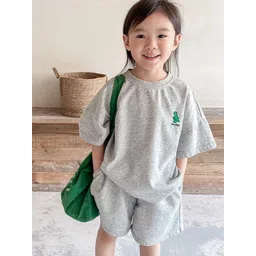 LULU & SKY Girls T-shirt with Shorts-picture-38