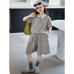 LULU & SKY Girls T-shirt with Shorts-picture-24