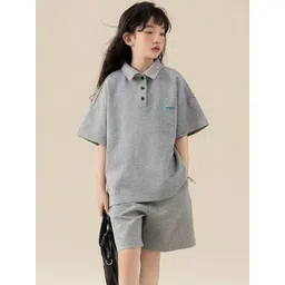 LULU & SKY Girls T-shirt with Shorts-picture-15